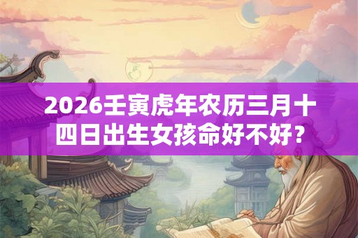 2026壬寅虎年农历三月十四日出生女孩命好不好? 2026壬寅虎年农历三月十四日出生女孩命好不好?