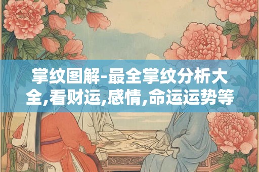 掌纹图解-最全掌纹分析大全,看财运,感情,命运运势等