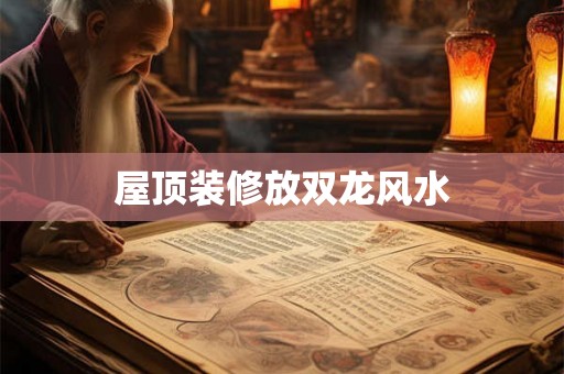 屋顶装修放双龙风水