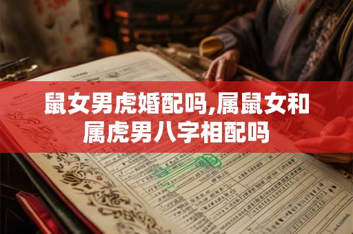 鼠女男虎婚配吗,属鼠女和属虎男八字相配吗