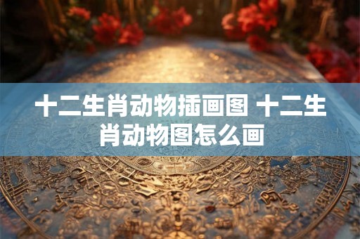 十二生肖动物插画图 十二生肖动物图怎么画 十二生肖动物插画图 十二生肖动物图怎么画