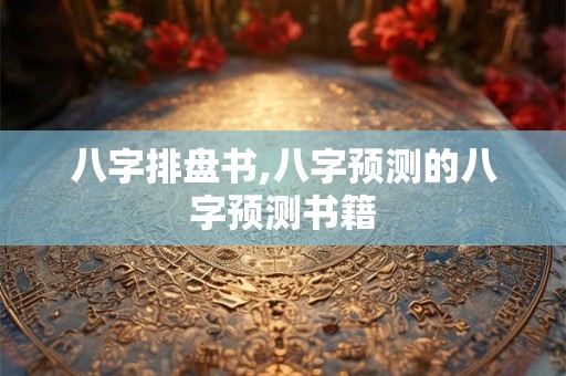 八字排盘书,八字预测的八字预测书籍 八字排盘书,八字预测的八字预测书籍