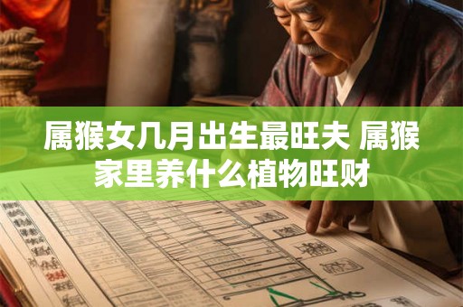属猴女几月出生最旺夫 属猴家里养什么植物旺财