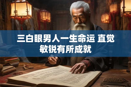 三白眼男人一生命运 直觉敏锐有所成就