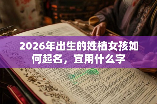 2026年出生的姓植女孩如何起名，宜用什么字
