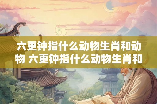 六更钟指什么动物生肖和动物 六更钟指什么动物生肖和动物生肖