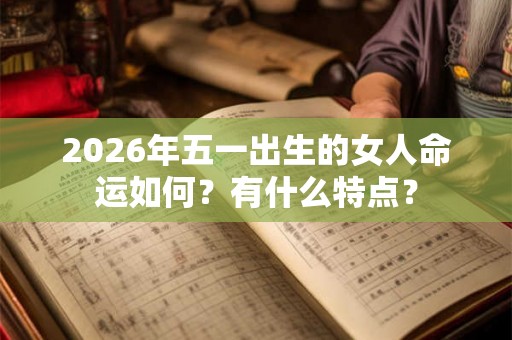 2026年五一出生的女人命运如何？有什么特点？