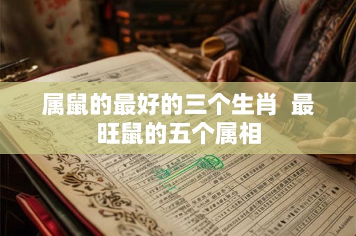 属鼠的最好的三个生肖 最旺鼠的五个属相 属鼠的最好的三个生肖 最旺鼠的五个属相