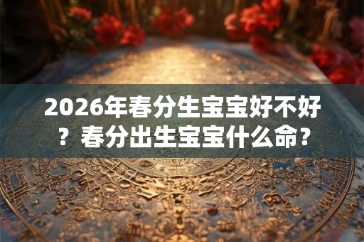 2026年春分生宝宝好不好？春分出生宝宝什么命？