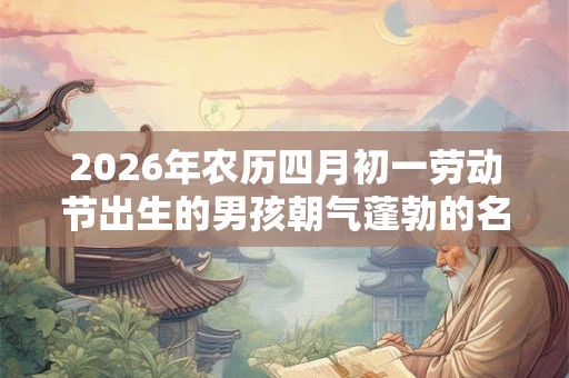 2026年农历四月初一劳动节出生的男孩朝气蓬勃的名字推荐