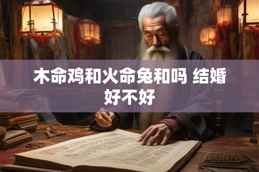 木命鸡和火命兔和吗 结婚好不好