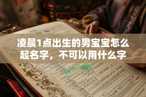 凌晨1点出生的男宝宝怎么起名字，不可以用什么字