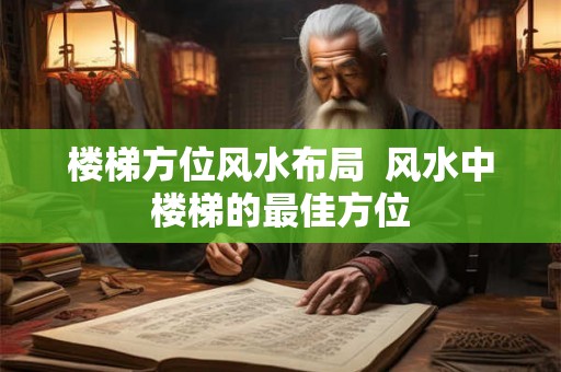 楼梯方位风水布局  风水中楼梯的最佳方位