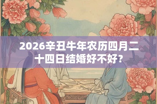 2026辛丑牛年农历四月二十四日结婚好不好? 2026辛丑牛年农历四月二十四日结婚好不好?