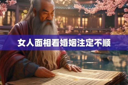 女人面相看婚姻注定不顺
