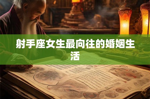 射手座女生最向往的婚姻生活