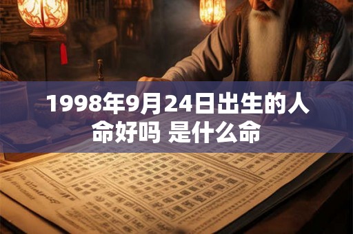 1998年9月24日出生的人命好吗 是什么命
