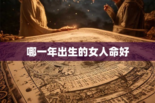哪一年出生的女人命好
