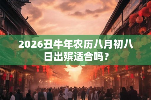 2026丑牛年农历八月初八日出殡适合吗? 2026丑牛年农历八月初八日出殡适合吗?