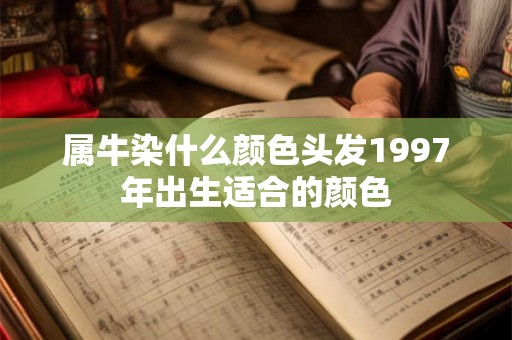 属牛染什么颜色头发1997年出生适合的颜色 属牛染什么颜色头发1997年出生适合的颜色