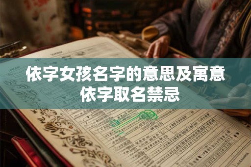 依字女孩名字的意思及寓意  依字取名禁忌