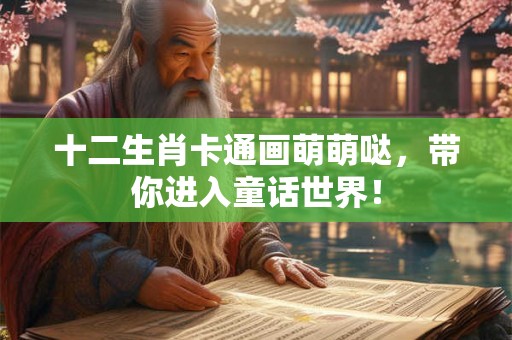 十二生肖卡通画萌萌哒，带你进入童话世界！