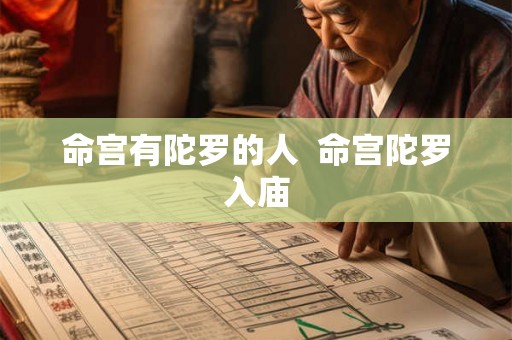 命宫有陀罗的人 命宫陀罗入庙 命宫有陀罗的人 命宫陀罗入庙