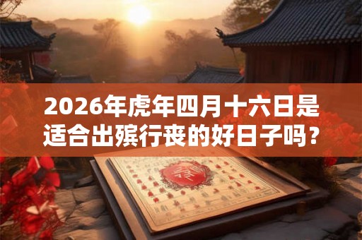 2026年虎年四月十六日是适合出殡行丧的好日子吗? 2026年虎年四月十六日是适合出殡行丧的好日子吗?