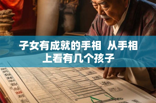 子女有成就的手相  从手相上看有几个孩子