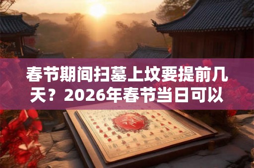春节期间扫墓上坟要提前几天？2026年春节当日可以扫墓吗？