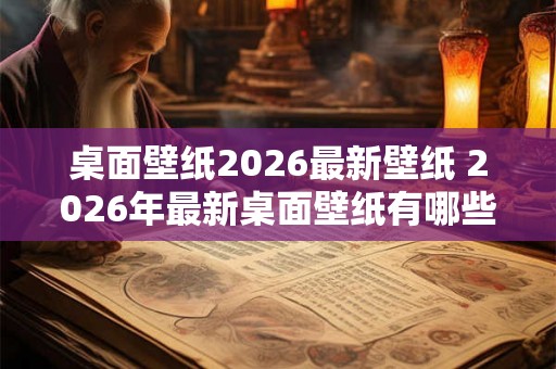 桌面壁纸2026最新壁纸 2026年最新桌面壁纸有哪些 桌面壁纸2026最新壁纸 2026年最新桌面壁纸有哪些