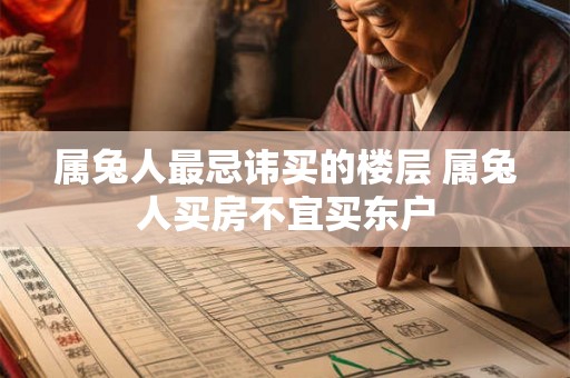 属兔人最忌讳买的楼层 属兔人买房不宜买东户