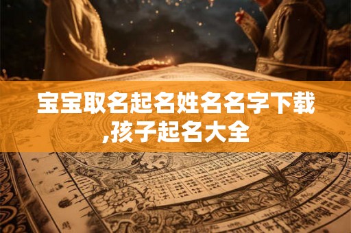 宝宝取名起名姓名名字下载,孩子起名大全