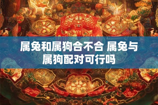 属兔和属狗合不合 属兔与属狗配对可行吗