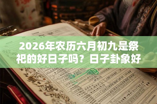 2026年农历六月初九是祭祀的好日子吗?日子卦象好吗? 2026年农历六月初九是祭祀的好日子吗?日子卦象好吗?