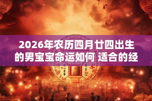 2026年农历四月廿四出生的男宝宝命运如何 适合的经典名字