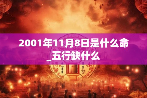 2001年11月8日是什么命_五行缺什么