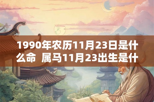 1990年农历11月23日是什么命 属马11月23出生是什么命 1990年农历11月23日是什么命 属马11月23出生是什么命