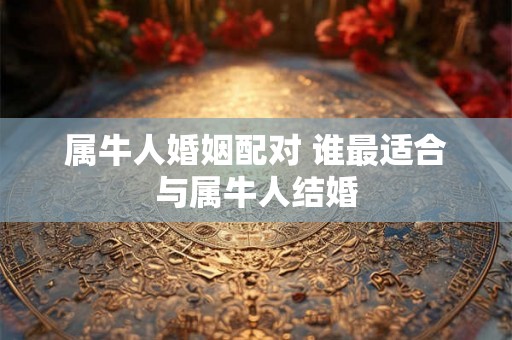 属牛人婚姻配对 谁最适合与属牛人结婚 属牛人婚姻配对 谁最适合与属牛人结婚