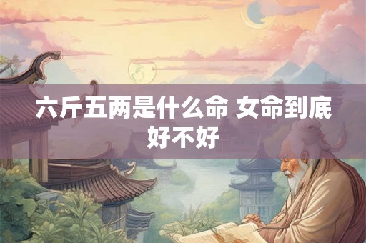 六斤五两是什么命 女命到底好不好
