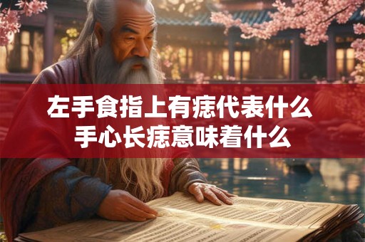 左手食指上有痣代表什么 手心长痣意味着什么