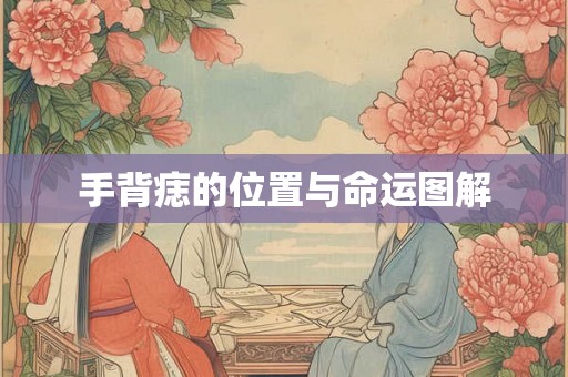手背痣的位置与命运图解