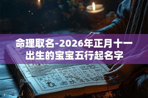 命理取名-2026年正月十一出生的宝宝五行起名字
