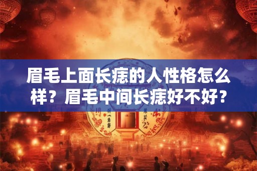 眉毛上面长痣的人性格怎么样？眉毛中间长痣好不好？