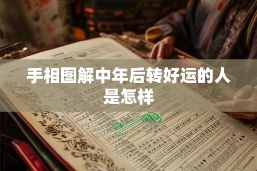 手相图解中年后转好运的人是怎样