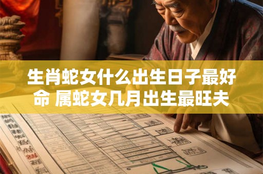 生肖蛇女什么出生日子最好命 属蛇女几月出生最旺夫