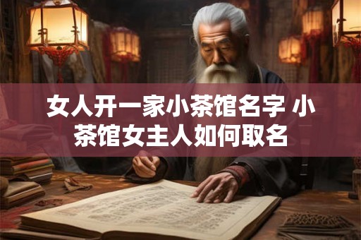 女人开一家小茶馆名字 小茶馆女主人如何取名 女人开一家小茶馆名字 小茶馆女主人如何取名