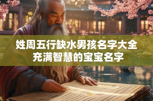 姓周五行缺水男孩名字大全 充满智慧的宝宝名字 姓周五行缺水男孩名字大全 充满智慧的宝宝名字