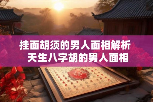 挂面胡须的男人面相解析 天生八字胡的男人面相 挂面胡须的男人面相解析 天生八字胡的男人面相