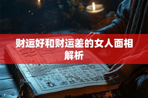 财运好和财运差的女人面相解析 财运好和财运差的女人面相解析